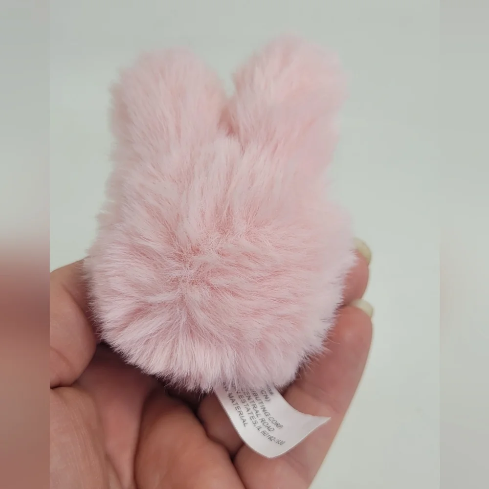 Claire's Pink Fluffy Bunny Popsocket